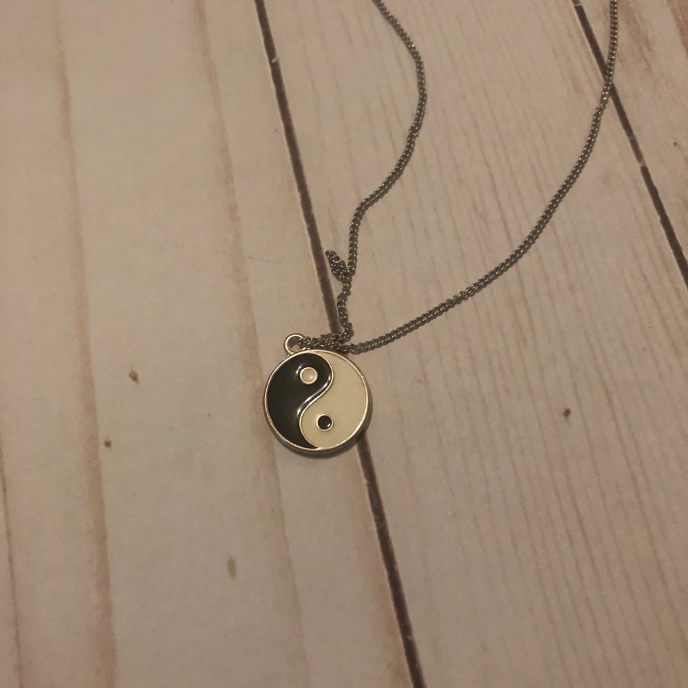 Silver Yin Yang Necklace